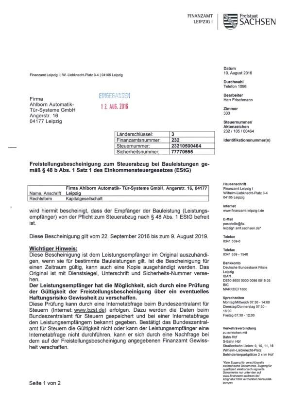  Downloads - Ahlborn Automatik Türsysteme Bildidee 